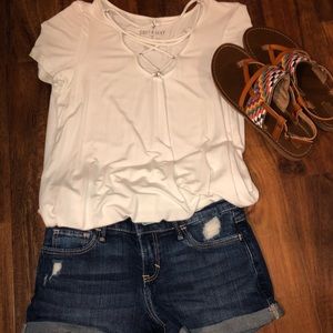 Abercrombie KIDS jean shorts